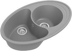 Ewigstein Мойка кухонная Elegant W90KF серый металлик – фотография-1